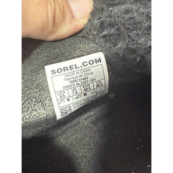 Sorel Cozy Carnival Women’s Size 9.5 Snow Winter Boots Blue NL2297-465 - Picture 6 of 6